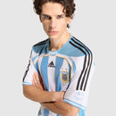 Camisa Seleção Argentina Retrô 2006 Azul e Branca- Adidas