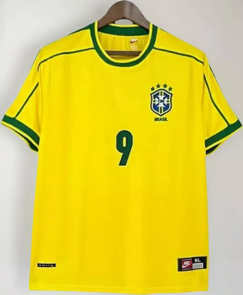 [PRONTA ENTREGA] Camisa Retrõ Brasil Ronaldo Fenõmeno 1998